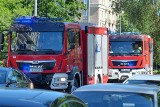 Wozy strażackie przed wieżowcem w Kielcach. Co się stało? Zobacz zdjęcia