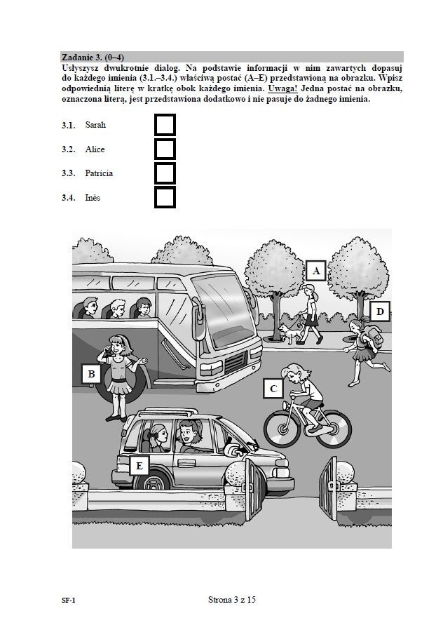 Sprawdzian szóstoklasisty 2015. FRANCUSKI [ARKUSZE,...