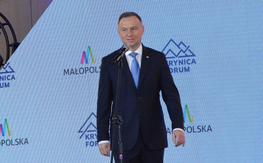 Krynica Forum 2022. Prezydent RP Andrzej Duda: Jesteśmy w przełomowym momencie, kiedy zaczyna się odbudowa