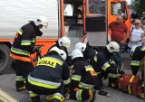 Andrzejewo. Tak ratują strażacy z OSP, 18.08.2019. Pokaz ratownictwa technicznego i medycznego dali podczas Dni Kukurydzy [ZDJĘCIA, WIDEO]
