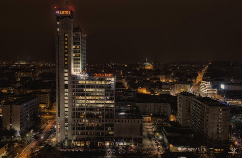 Katowice nocą