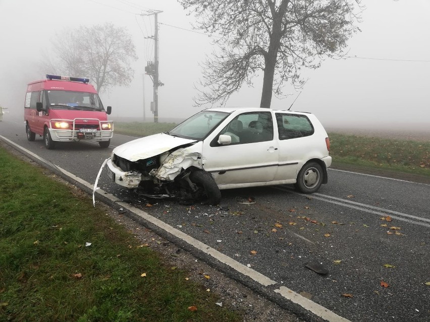 Wypadek w powiecie grudziądzkim. 4 osoby w szpitalu