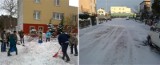 Mieszkańcy ulicy Willowej w Ustce sami wywieźli śnieg ze swojej ulicy