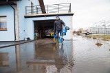 Powódź w Dobrzyniewie Dużym. Paweł Panasiuk ma zalaną posesję [ZDJĘCIA, WIDEO]