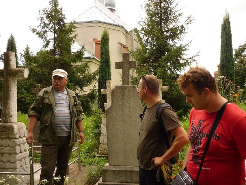 Jan Biernacki, Konrad Zaleski oraz harcmistrz Jarosław...