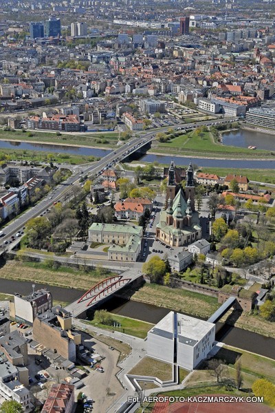 Piękna panorama Poznania...