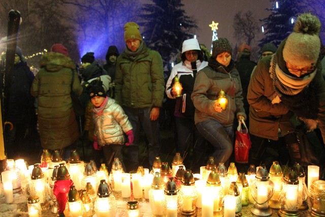 Protest przeciw nienawiści i przemocy w Bytomiu - 15.01.2019