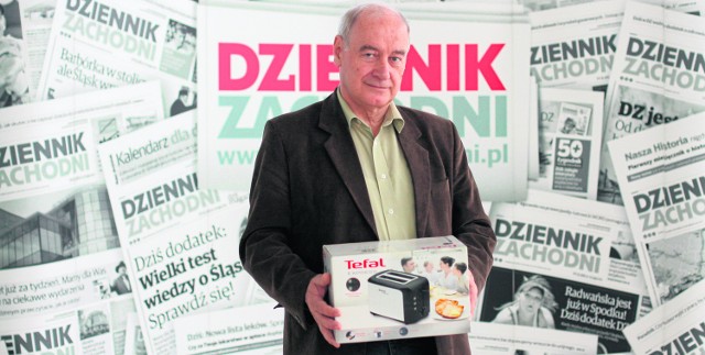 Po raz pierwszy coś wygrałem - powiedział Andrzej Wilczyński z Dąbrowy Górniczej, jeden z laureatów pierwszego losowania nagród dodatkowych w naszej loterii „Mieszkanie za czytanie”.