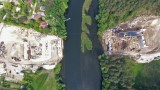 Budowa mostu przez Brdę pod Bydgoszczą. Zobacz ZDJĘCIA i wideo z drona!