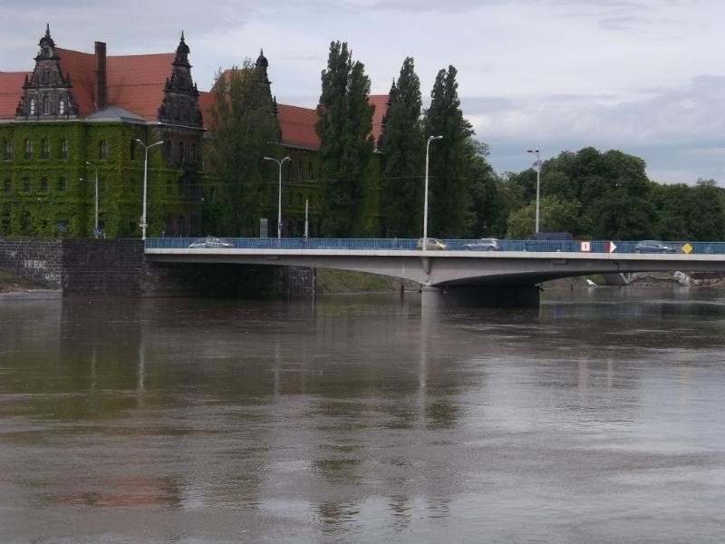 Tak wyglądała Odra w poniedziałek przed południem