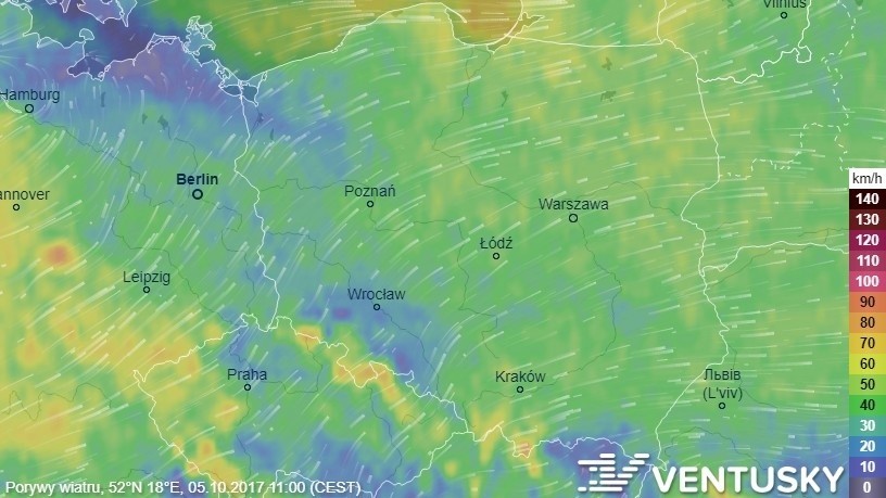 Orkan Ksawery w Polsce: Wiatr do 150 km/h i deszcz [MAPA...