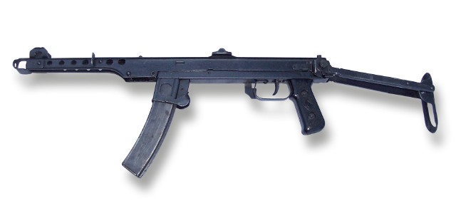 Pistolet maszynowy PPS wz. 1943 - śledczy zabezpieczyli taką m.in. broń