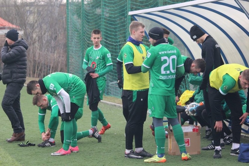 (WIDEO, ZDJĘCIA) Broń Radom - Chełmianka 0:2. Testowany bramkarz z drugiej ligi. Przemysław Śliwiński już oficjalnie!