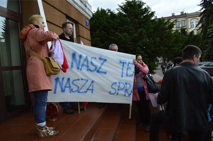 Protest przeciwko likwidacji Teatru Dzieci Zagłębia