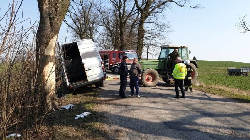 Tragiczny wypadek w Borkowie, w gm. Morzeszczyn