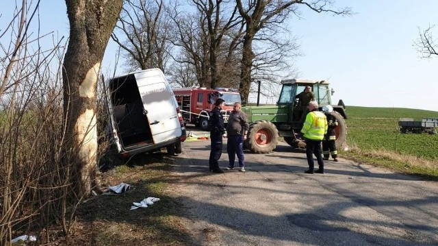 Tragiczny wypadek w Borkowie, w gm. Morzeszczyn