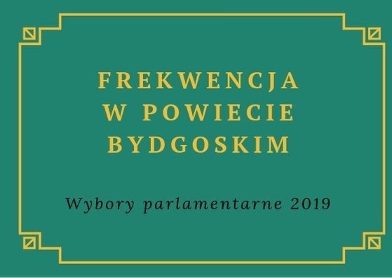 Frekwencja podczas wyborów parlamentarnych 2019 była rekordowa w całym kraju. W Bydgoszczy wyniosła 66,77 proc., natomiast w powiecie bydgoskim 61,97 proc. Sprawdziliśmy, jak przedstawia się frekwencja w poszczególnych gminach powiatu bydgoskiego. Zobaczcie!