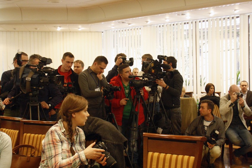 Tenis: Kubot w Lubinie spotkał się z kibicami i dziennikarzami (ZDJĘCIA, FILM)