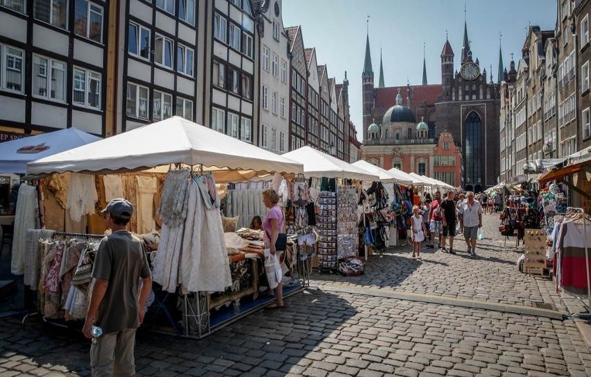 Jarmark św. Dominika w Gdańsku. Kolorowe stragany i tłumy kupujących [zdjęcia]