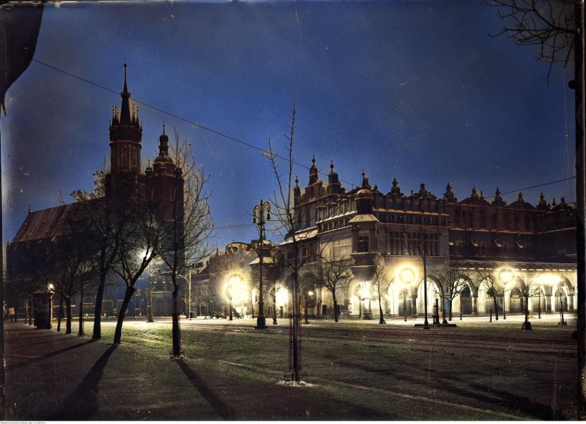 Rynek Główny w Krakowie - 1926 rok