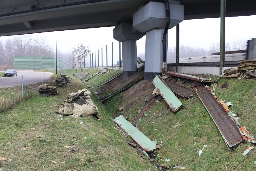 Ekrany akustyczne przy A4 w Rudzie Śląskiej