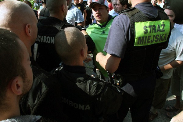 Interweniowała policja i straź miejska.