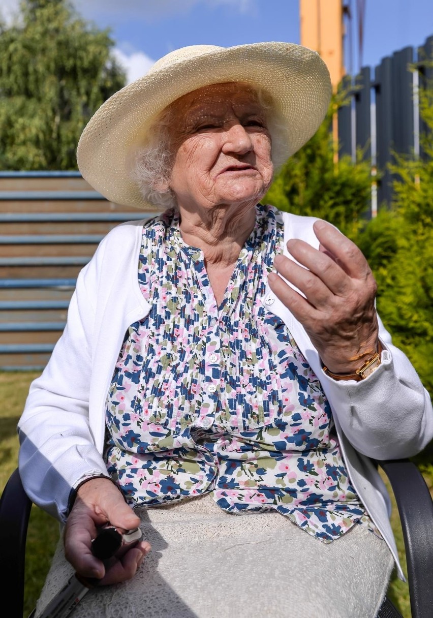 Irena Gajewska, 93-letnia wegetarianka, rezydentka domu...