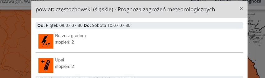 Pogoda na 9 lipca 2021. Są ostrzeżenie dla miast i powiatów...