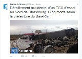 Wypadek pociągu TGV we Francji