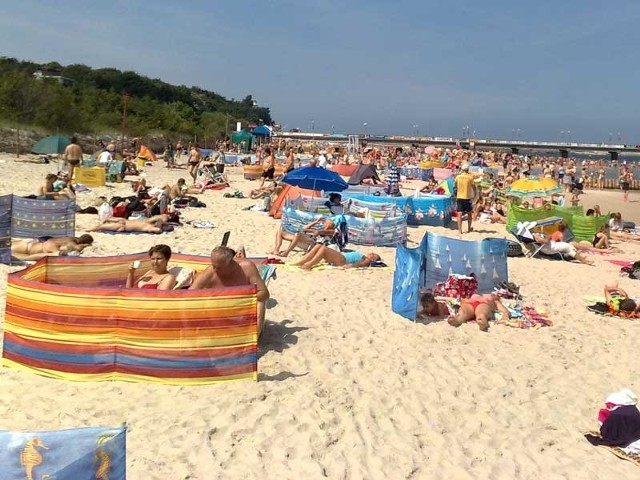 Plaża w Kołobrzegu