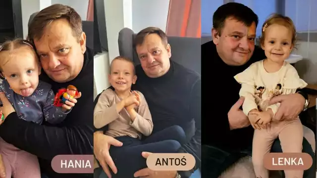 Michał Szczerba, szczęśliwy dziadek trojga wnucząt: Antoś - 5 lat, Hania - 2,5 roku, Lena - 2 lata. Więcej na kolejnych zdjęciach.