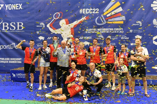 Badmintoniści Hubala Białystok sięgnęli po tytuł mistrzów Europy