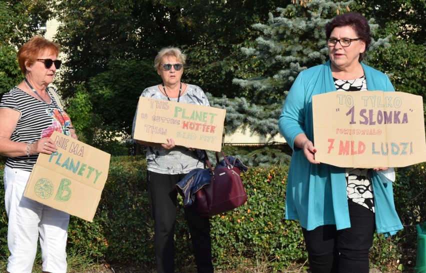 Ostrołęka. Młodzieżowy Strajk Klimatyczny także w Ostrołęce. Młodzi ludzie posadzili 50 drzewek w Parku Miejskim. 25.09.2020. Zdjęcia, wideo