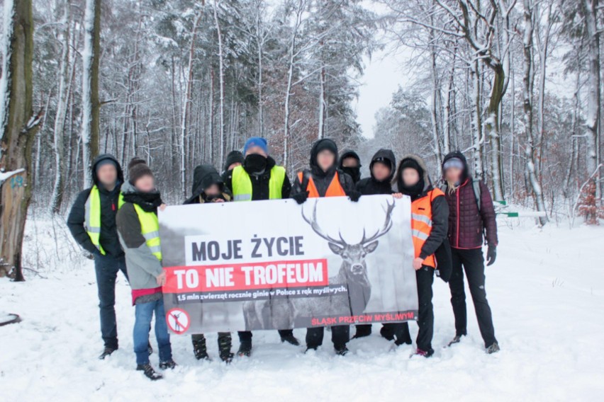 Aktywiści zablokowali polowanie na granicy Bytomia i...