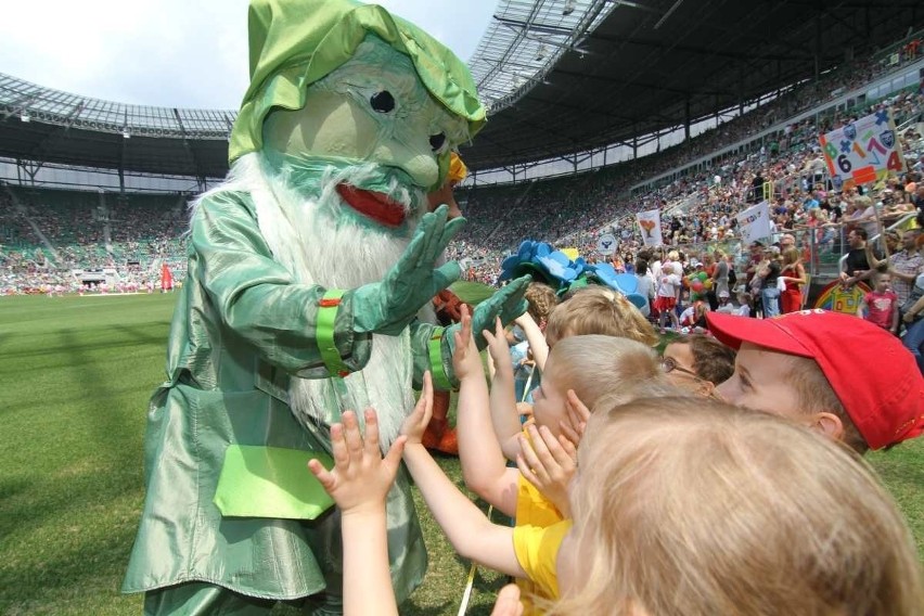 Wrocław: Dzień Przedszkolaka na Stadionie Miejskim (ZDJĘCIA, FILM)