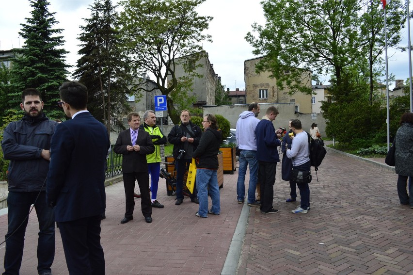 Protest przeciwko likwidacji Teatru Dzieci Zagłębia