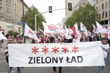 Wielki marsz „Precz z Zielonym Ładem”. Protestujący są już pod Sejmem