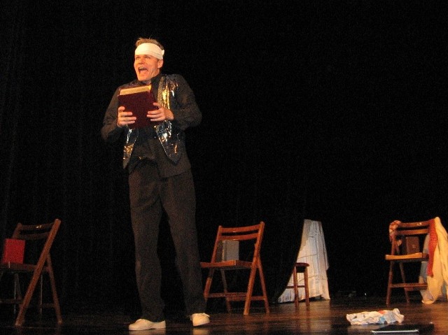 Piotr Kondrat zaprezentował monodram "Shylock&#8221; na podstawie &#8220;Kupca weneckiego&#8221; Williama Shakespeare`a. 