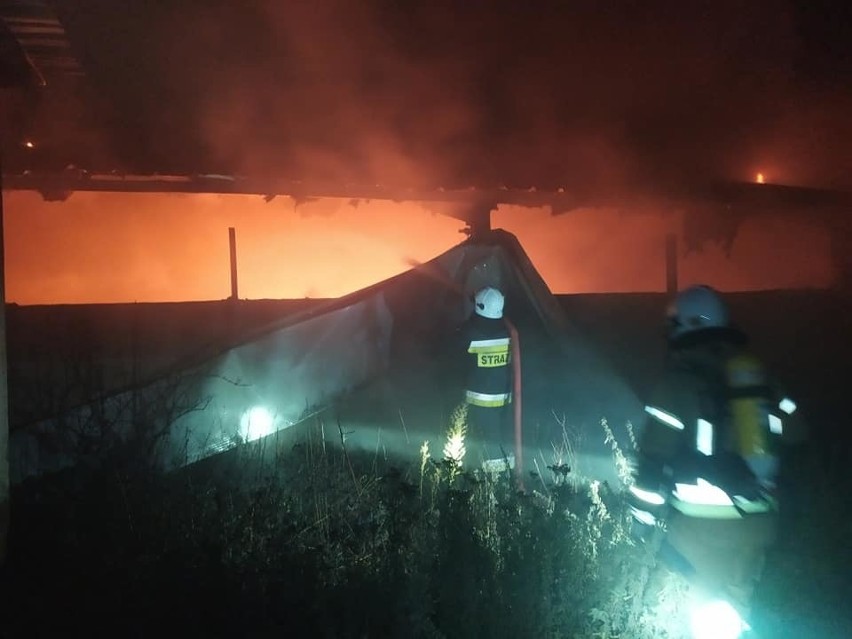Krzywiec. Pożar kurników gminie Narew