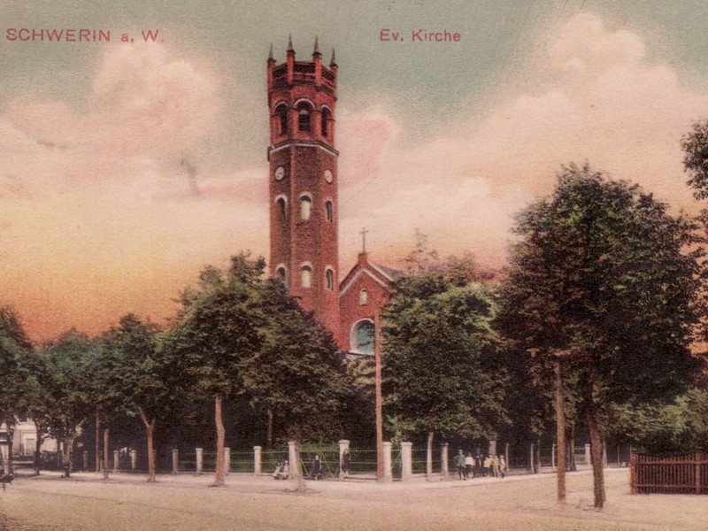 Były kościół ewangelicki w latach 20. minionego wieku.