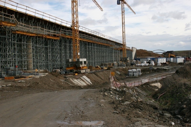 Sprawdzaliśmy postęp prac przy budowie autostrady A4 [ZDJĘCIA]