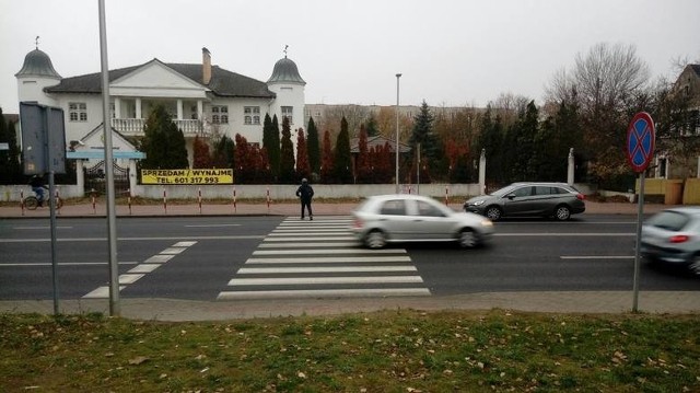 Na przejściu przy ul. Sulechowskiej często dochodzi do wypadków.