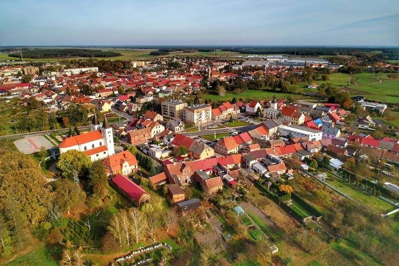 Babimost z lotu ptaka w obiektywie Grzegorza Walkowskiego