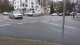 Wypadek w centrum Rzeszowa. Na skrzyżowaniu Dąbrowskiego z Chrzanowskiej zderzyły się 4 auta. Jedna osoba jest ranna [ZDJĘCIA]