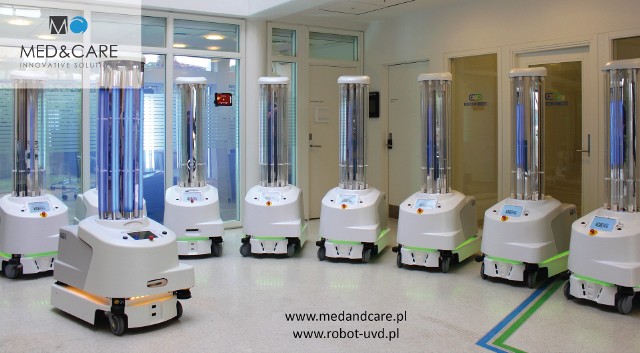 Nowoczesny UVD Robot dotarł do Szpitala Powiatowego w Zawierciu.