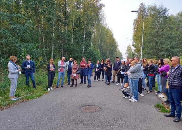 Mieszkańcy Wodzisławia przyszli oprotestować plany władz miasta. 