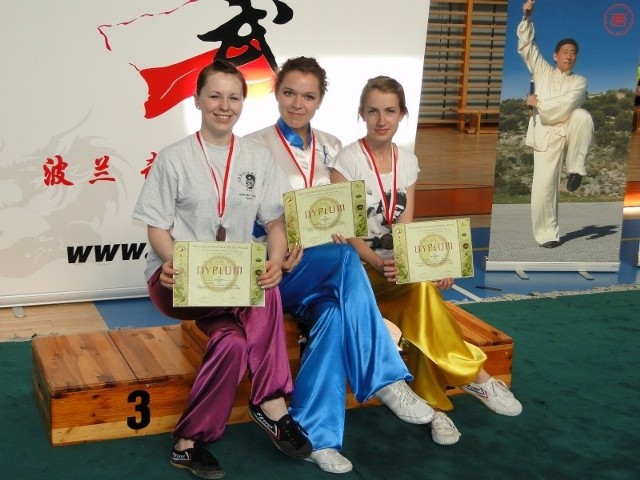 Od lewej: Anna Liszcz, Anna Kubiak i Ewa Bułatek &#8211; reprezentantki rzeszowskich Tygrysów.