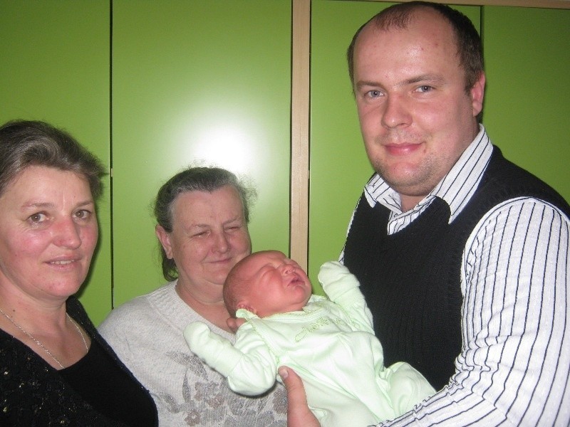 Adam Wyrębek urodził się we wtorek, 24 kwietnia. Ważył 4000...