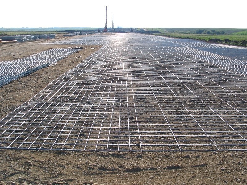 Budowa autostrady A4 w okolicach Radymna.