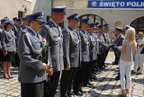 Święto policji na zamkowym dziedzińcu w Głogowie